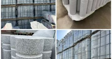 铜仁 芝麻白花岗岩挡车柱、隔离柱多少钱