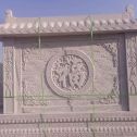 铜仁 芝麻白花岗岩屏风，照壁，影壁