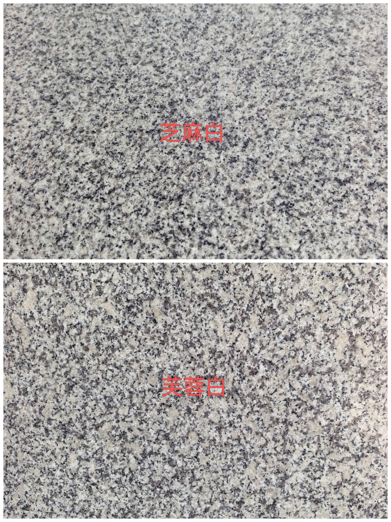 铜仁 芝麻白和芙蓉白的区别