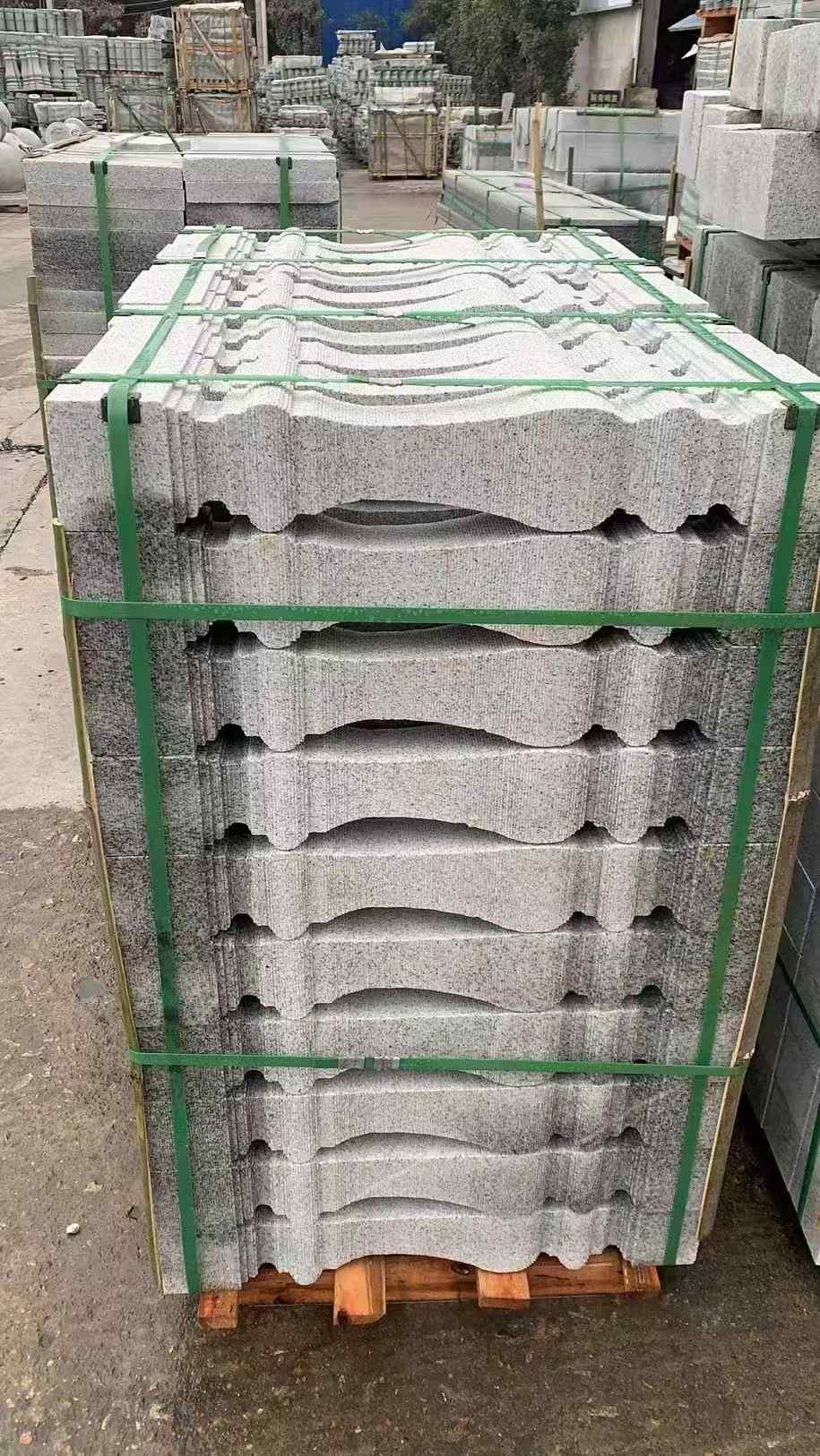 铜仁 芝麻白方形拉丝面，栏杆花瓶柱
