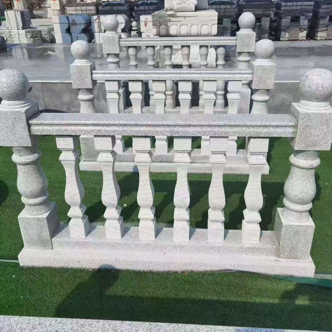 铜仁 别墅石材栏杆特写